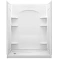 thumbnail image 1 of Sterling 72170116 Ensemble 60-1/4" X 30" X 75-1/4" Curve End Drain Shower - White, 1 of 5