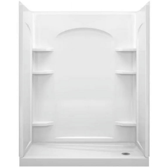 Sterling 72170120 Ensemble 60" X 31-1/4" X 76-1/2" Vikrell Shower - White