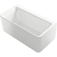 thumbnail image 1 of Sterling 96133 Unwind 60" Free Standing Acrylic Soaking Tub - Non Slip White, 1 of 7