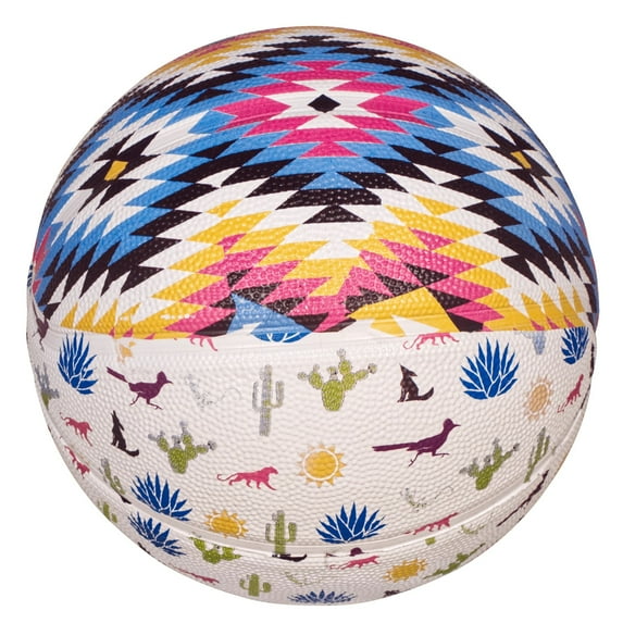 Sterling Athletics Aztec Desert Lizard Coyote Superior Grip Indoor/Outdoor Basketball (Size 7 Men's 29.5")