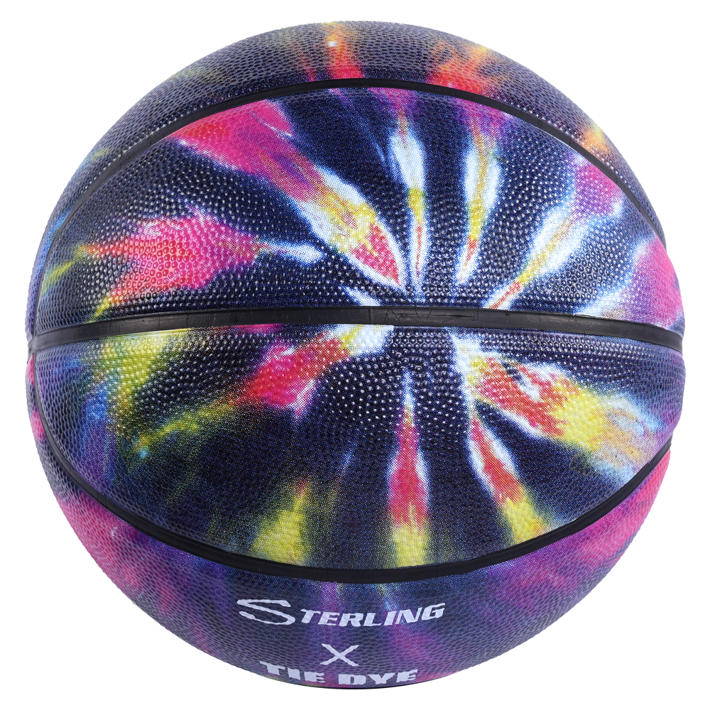 Sterling Athletics Dark Tie Dye Superior Grip Indoor and Outdoor Basketball, Size 7 Men's 29.5 In.