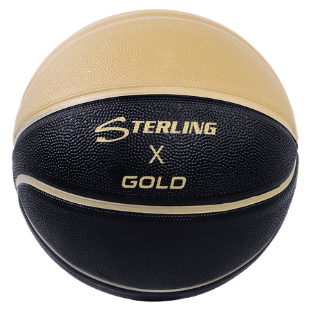Sterling Athletics Gold Phantom Superior Grip Indoor/Outdoor Basketball, Size