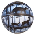 thumbnail image 1 of Sterling Athletics Pacific Northwest Wildlife Wolf Bear Cougar Superior Grip Indoor/Outdoor Basketball (Size 7 Men's 29.5"), 1 of 2