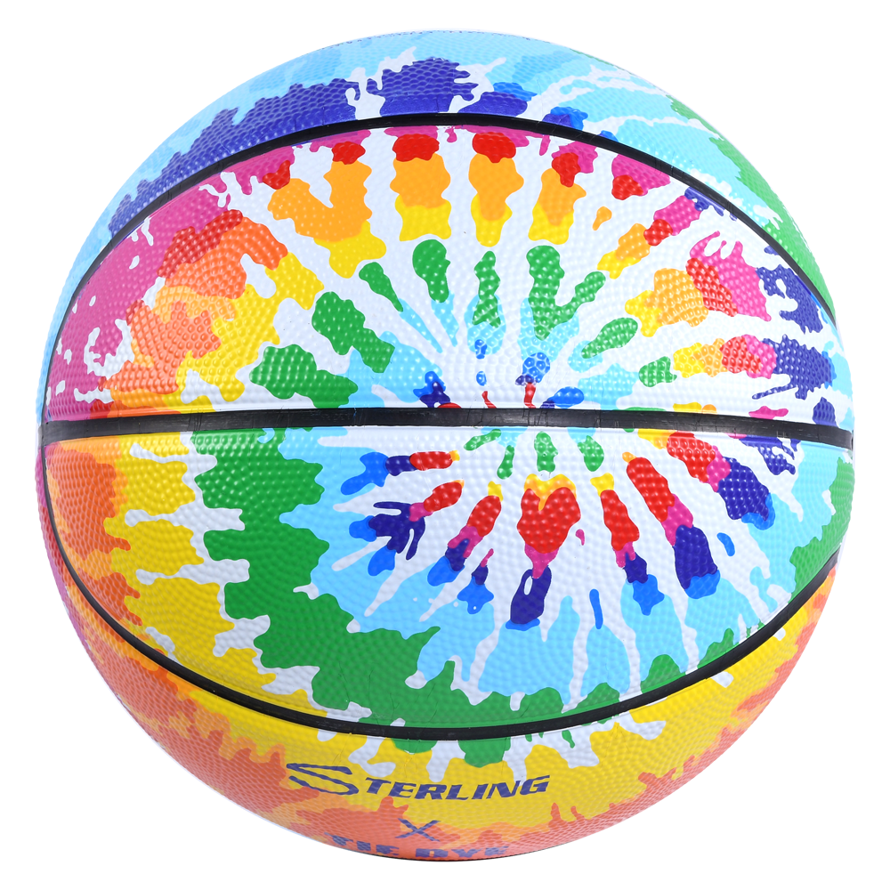 Sterling Athletics Tie Dye Superior Grip Indoor/Outdoor Basketball (Size 5 Junior & Youth 27.5")