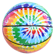 Sterling Athletics Tie-Dye Superior Grip Indoor and Outdoor Basketball, Size 6 Women's and Youth 28.5 In.