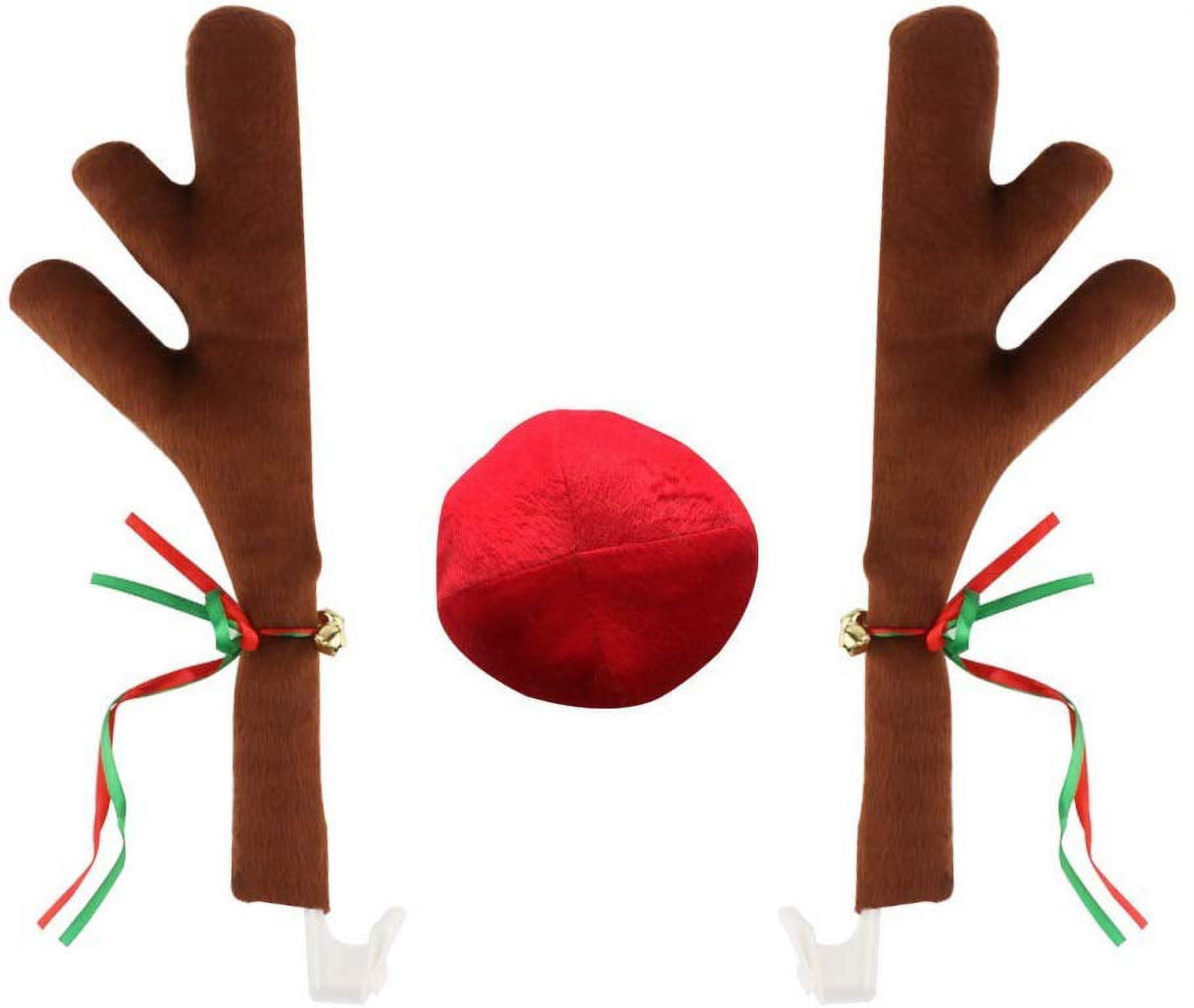 Sterling Auto Christmas Reindeer Car Accessory Decoration Kit Car