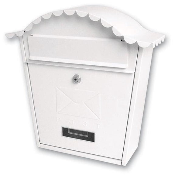 Sterling Classic Post Box White