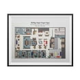 thumbnail image 1 of Sterling Cooper Draper Pryce Floor Plan Poster 11 x 17, 1 of 2
