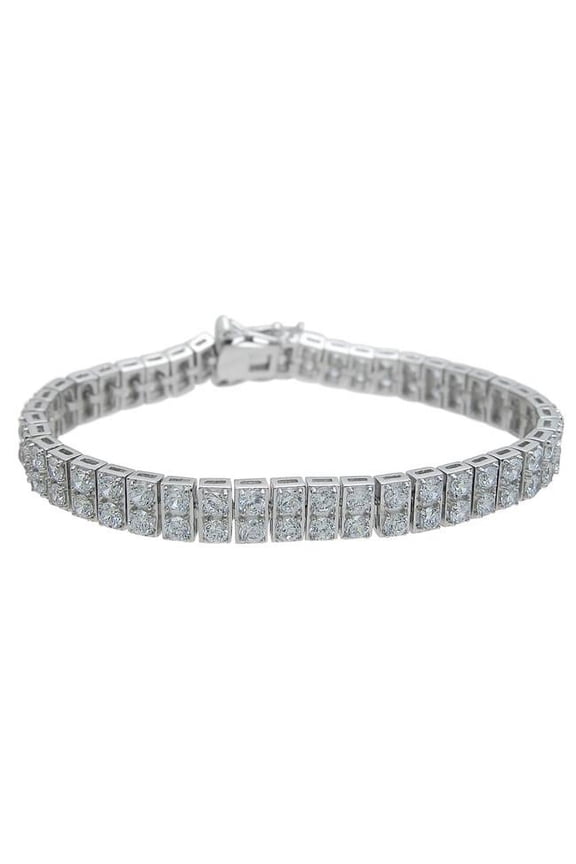 b6895 925 Sterling Silver Tennis Bracelet