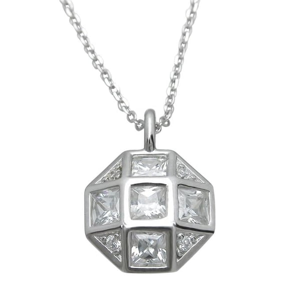 Sterling Couture pc6911 18 & 12 mm Sterling Silver Pendant