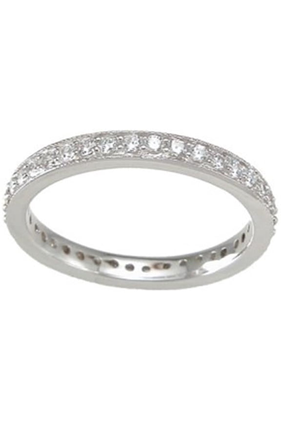 r6754 2 mm 925 Sterling Silver Wedding Band Ring - Size 5