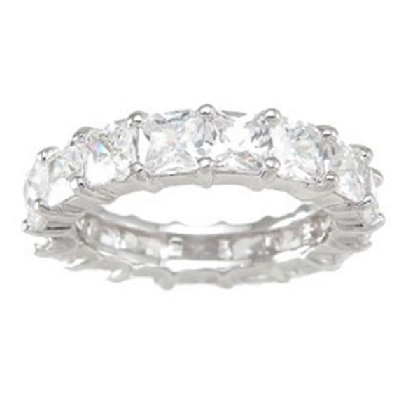 Sterling Couture r6758 925 Sterling Silver Eternity Ring - Size 5