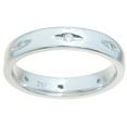 thumbnail image 1 of Sterling Couture rb6856 925 Sterling Silver Wedding Band Ring  Rhodium Finish - Size 5, 1 of 1