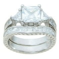 thumbnail image 1 of Sterling Couture rs6820 925 Sterling Silver Antique Wedding Ring Set - Size 5, 1 of 1