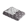 thumbnail image 1 of Sterling Creek Elk Three Layers Lightweight Cotton Gauzy Blanket Throw, Gray, 1 of 9