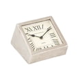 thumbnail image 1 of Sterling Desk Clock in Raw Aluminium, 1 of 2