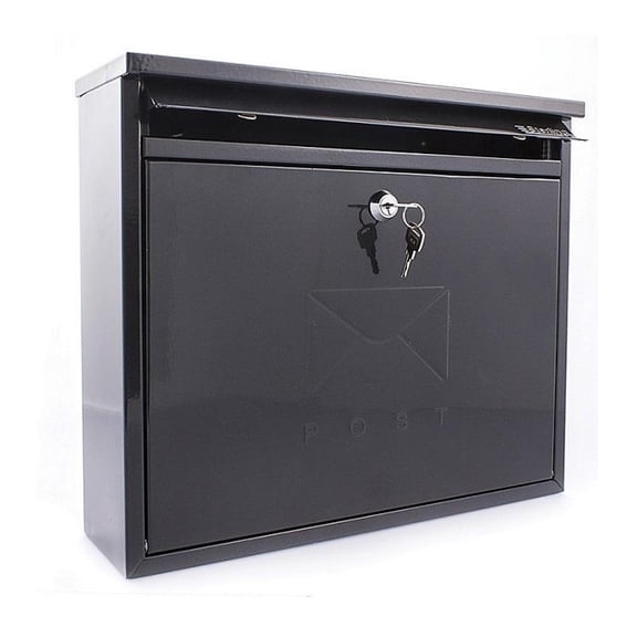 Sterling Elegance Postbox Black