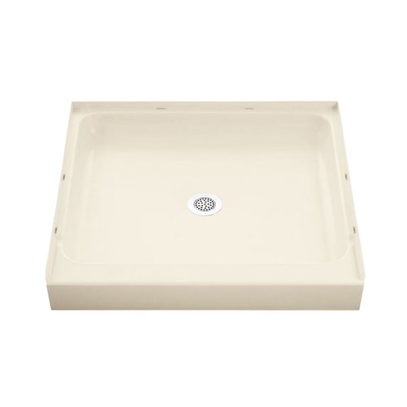 Sterling Ensemble 36 in. x 34 in. Single Threshold Shower Base in White