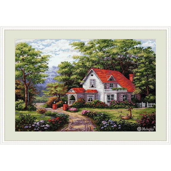 Merejka K-170 Cross Stitch Set, Multi-Colour, 30 x 44.5 cm