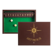 Sterling Games Wooden Shut the Box Game, 12 Numbers