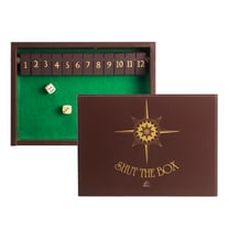 Sterling Games Wooden Shut the Box Game, 12 Numbers