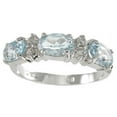 thumbnail image 1 of Sterling Genuine Topaz Rings for Women Make Great Anniversary Gifts, 1 of 5