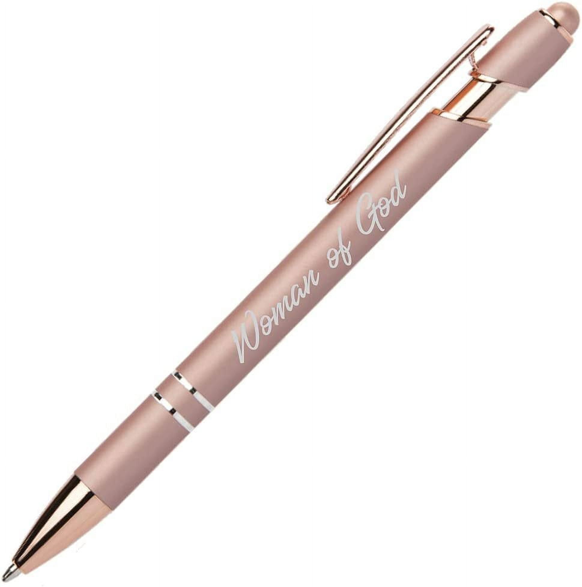Sterling Gifts Rose Gold Woman of God Ballpoint Pen 12