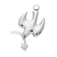 thumbnail image 1 of Sterling Holy Spirit Dove Pendant with Crystal Boxed, 1 of 1