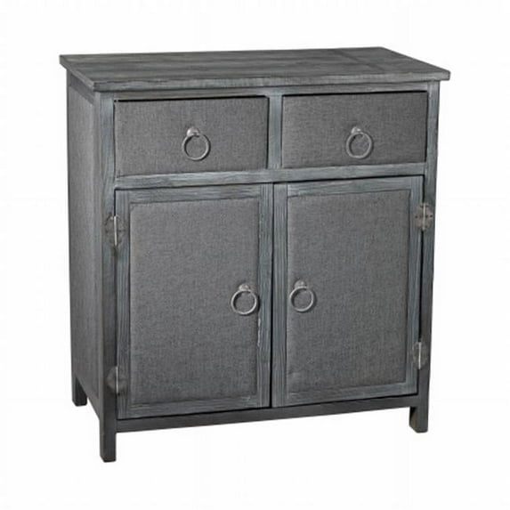 Sterling Industries Restoration - 31.5" Cabinet, Aged Grey Ash/Grey Finish