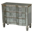 thumbnail image 1 of Sterling Industries Torino Mirrored Chest w/ 3 Drawers in Grey, 1 of 2