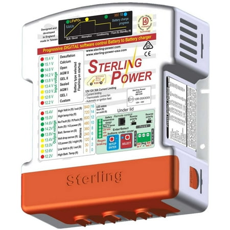 Sterling Power BB1230 - Pro Batt Ultra Battery to Battery Charger 12V-12V 30A DC