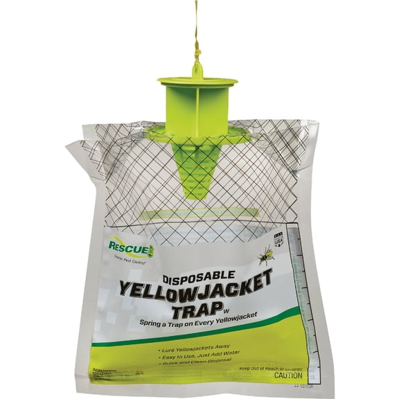 Sterling Rescue Disposable Yellowjacket Trap, Non-Toxic, Outdoor, 6 Pack
