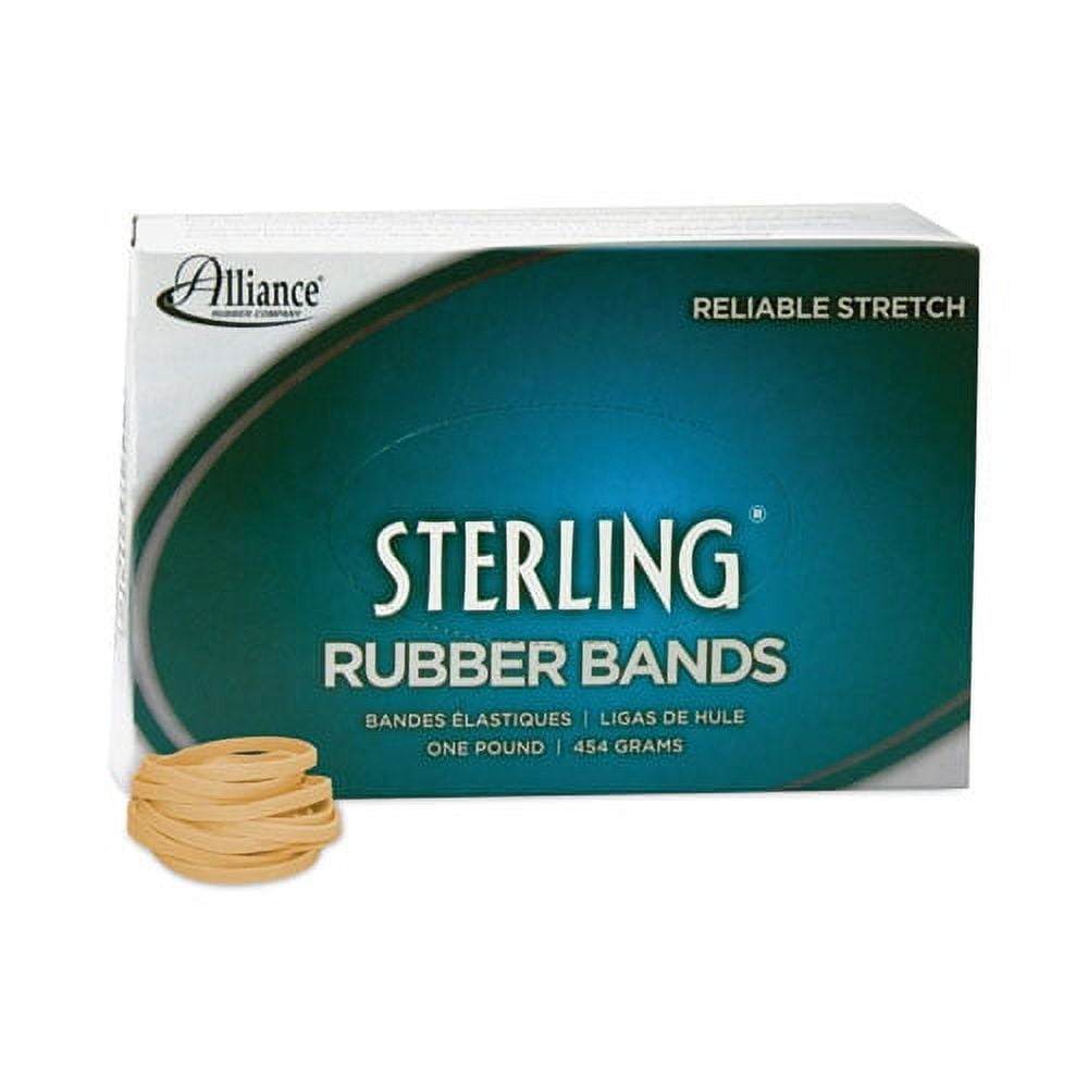 "Sterling Rubber Bands, Size 30, 0.03"" Gauge, Crepe, 1 Lb Box, 1,500/box | Bundle of 2 Boxes"