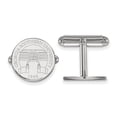 thumbnail image 1 of Sterling S. Rh-p LogoArt Georgia Southern University Crest Disc Cuff Link; for Adults and Teens; for Women and Men, 1 of 2