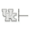 thumbnail image 1 of Sterling S. Rh-plated LogoArt University of Kentucky Small Post Earrings; for Adults and Teens; for Women and Men, 1 of 2
