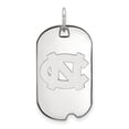thumbnail image 1 of Sterling S. Rh-plated LogoArt University of North Carolina Small Dog Tag; for Adults and Teens; for Women and Men, 1 of 2