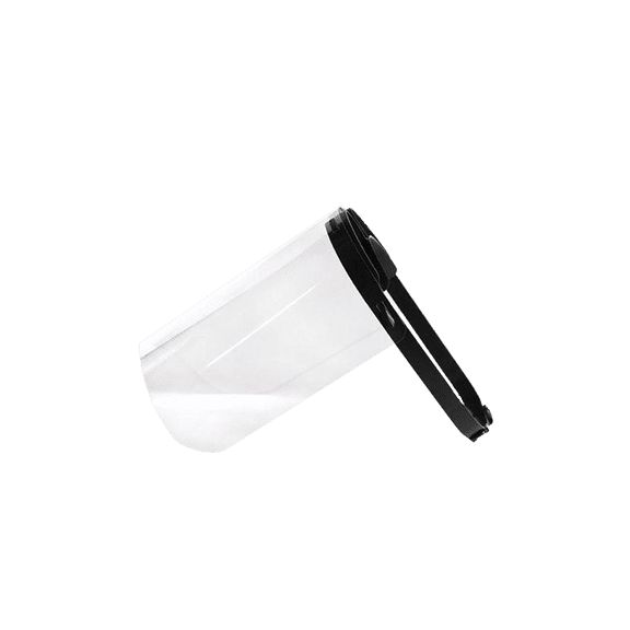 Sterling+ Shield-U Class I Medical Face Shields with Adjustable Headband - Clear, Box of 25