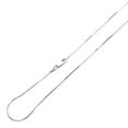 thumbnail image 1 of Sterling Silver 0.8mm Italian 8 Sided Diamond Cut Snake Chain Necklace(16"~30" Inch), 1 of 3