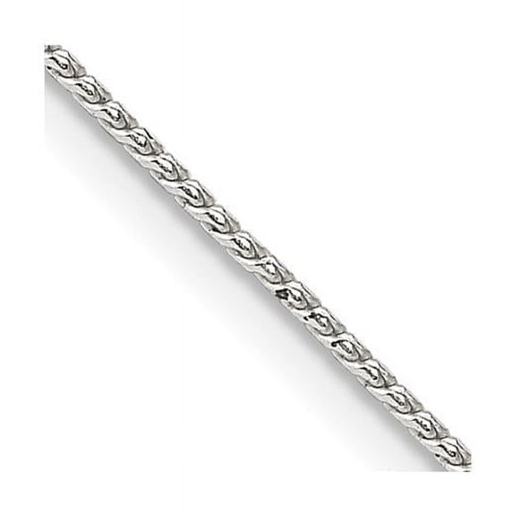 Sterling Silver 0.95 mm Round 22 in. Franco Chain