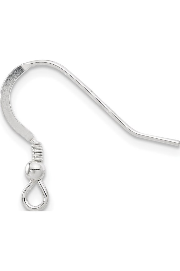 Sterling Silver .027 Inch French Wire Earring Setting (Width 16.85) (Length 22.9) - Jbsp