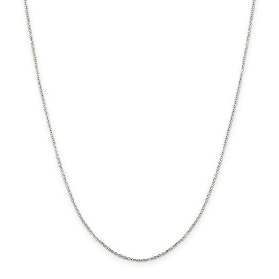 Sterling Silver 1.00mm Flat Cable Chain