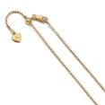 thumbnail image 1 of Sterling Silver 1.1 mm Gold-plated Adjustable Box Chain, 1 of 3