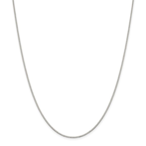 Sterling Silver 1.10mm Box Chain Necklace - 5.5 Grams - 30 Inch - Spring Ring