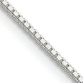 thumbnail image 1 of Sterling Silver 1.25mm Box Chain (26 X 1.25) Made In Italy qbx024-26, 1 of 5