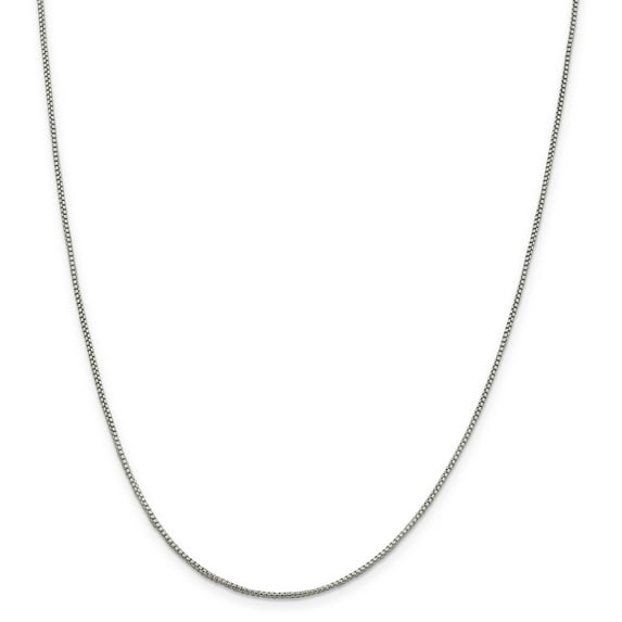 Sterling Silver 1.25mm Round Box Chain QHX024