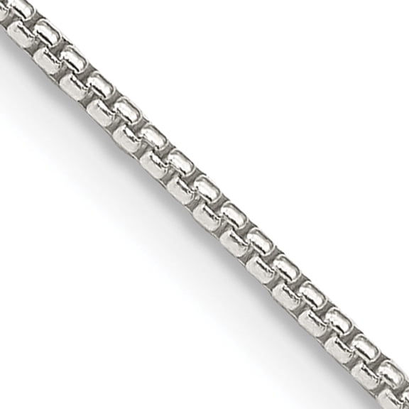 Jewelry by Sweet Pea Sterling Silver 1.25mm Round Box Chain w/2in ext.