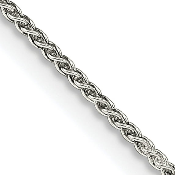 Sterling Silver 1.25mm Round Spiga Chain (16 X 1.25) Made In Italy qsp030-16