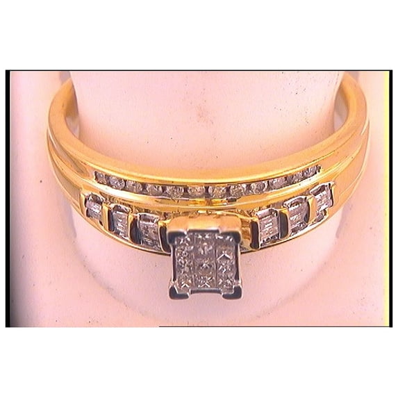 Sterling Silver 1/2ct Diamond Invisible Ring Size 9