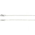 thumbnail image 1 of Sterling Silver 1.2mm Cable 18" Chain, 1 of 1