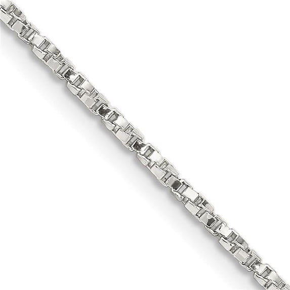 Sterling Silver 1.35 mm Twisted 22 in. Box Chain